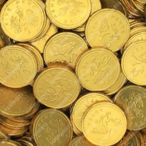 Chocolate Coins (Vegetarian)