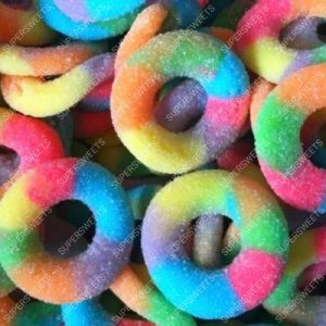 Fizzy Rainbow Rings (Halal)